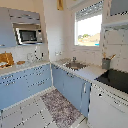 3 Pieces Climatise Avec Terrasse A Marseillan, Parking Prive, Proche Des Commodites - Fr-1-326-806 Apartament Marseillan (Herault)